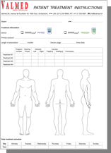 Patient treatment form